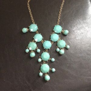 Gold statement necklace